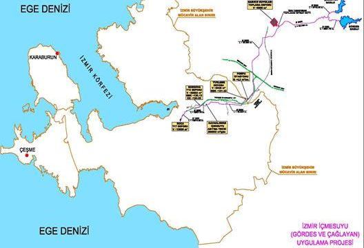 İZSU İzmir Drinking Water (Gördes and Çağlayan) Application Projects Preparation work